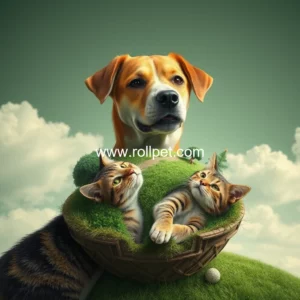 Artistic representation for Dog Emulates Cat with Adorable Habits One Green Planet