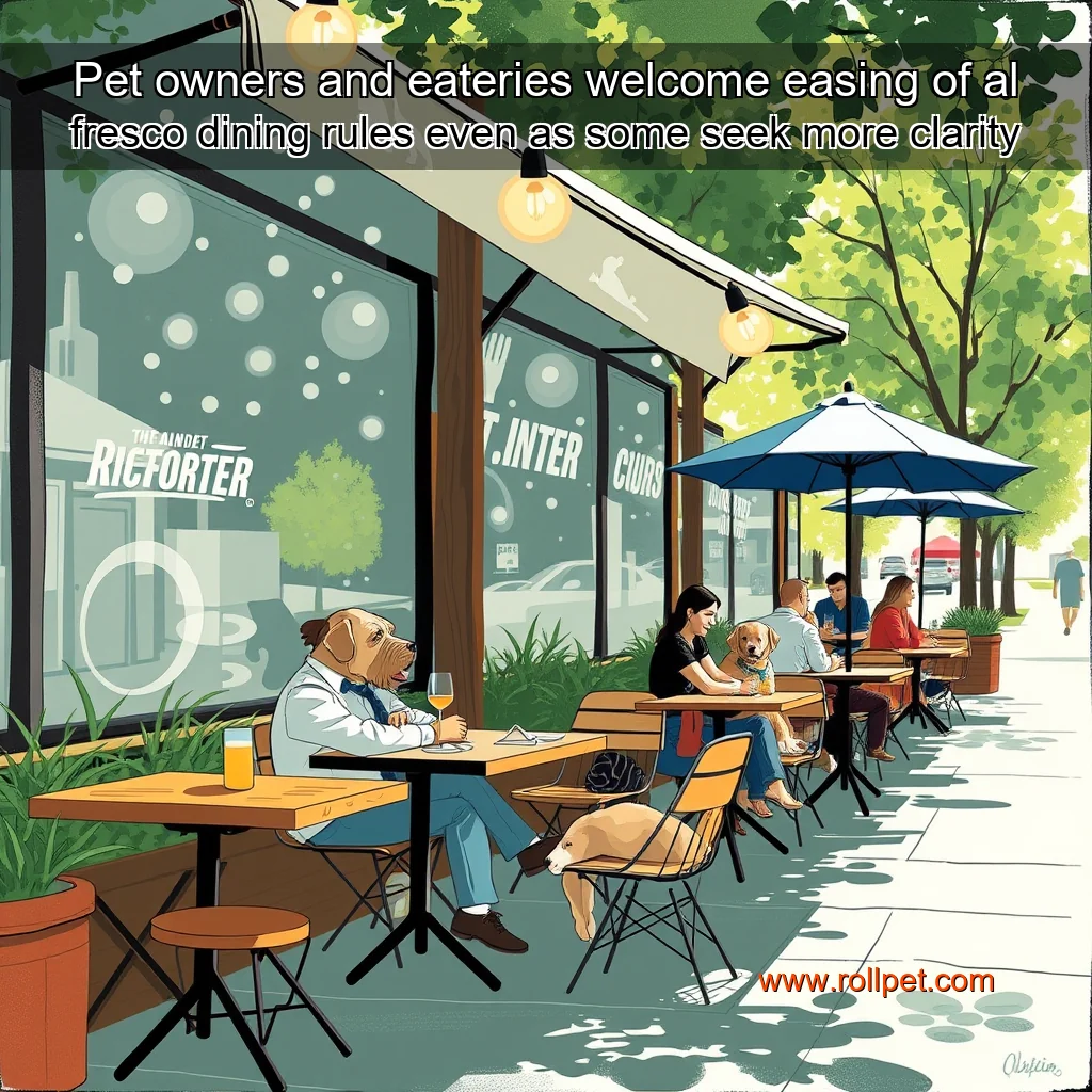 You are currently viewing Pet owners and eateries welcome easing of al fresco dining rules  even as some seek more clarity