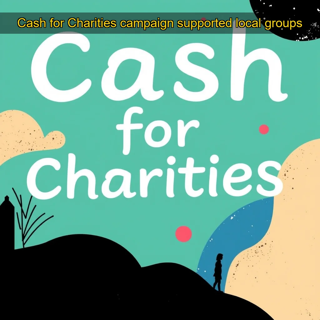 You are currently viewing Cash for Charities campaign supported local groups