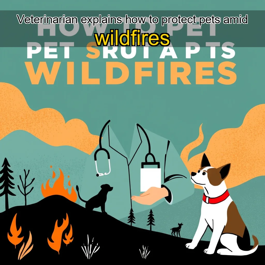You are currently viewing Veterinarian explains how to protect pets amid wildfires