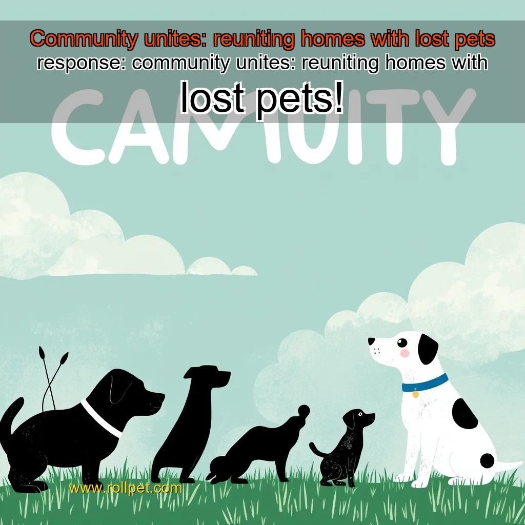 You are currently viewing Community unites: reuniting homes with lost pets


 response: community unites: reuniting homes with lost pets!