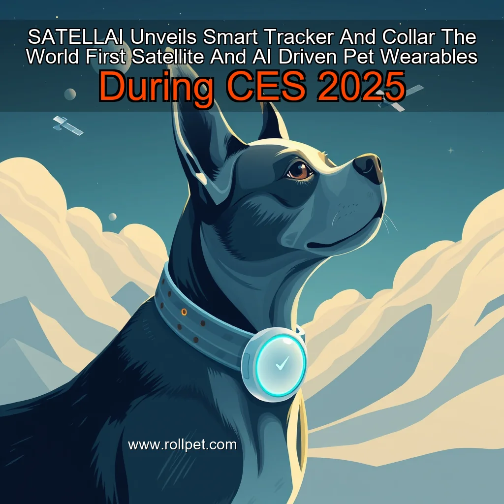 You are currently viewing SATELLAI Unveils Smart Tracker And Collar  The World First Satellite And AI  Driven Pet Wearables During CES 2025
