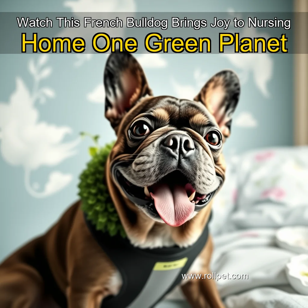 You are currently viewing Watch This French Bulldog Brings Joy to Nursing Home  One Green Planet