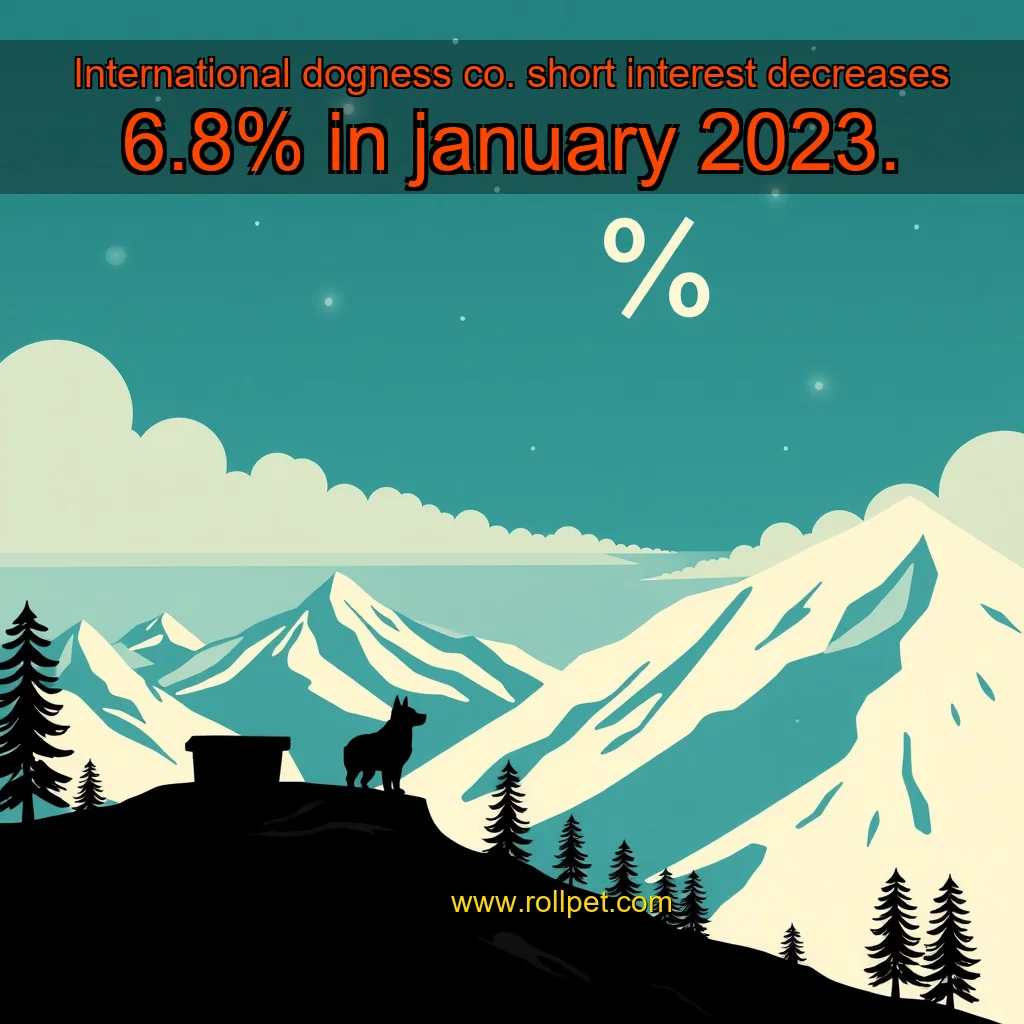 You are currently viewing International dogness co. short interest decreases 6.8% in january 2023.