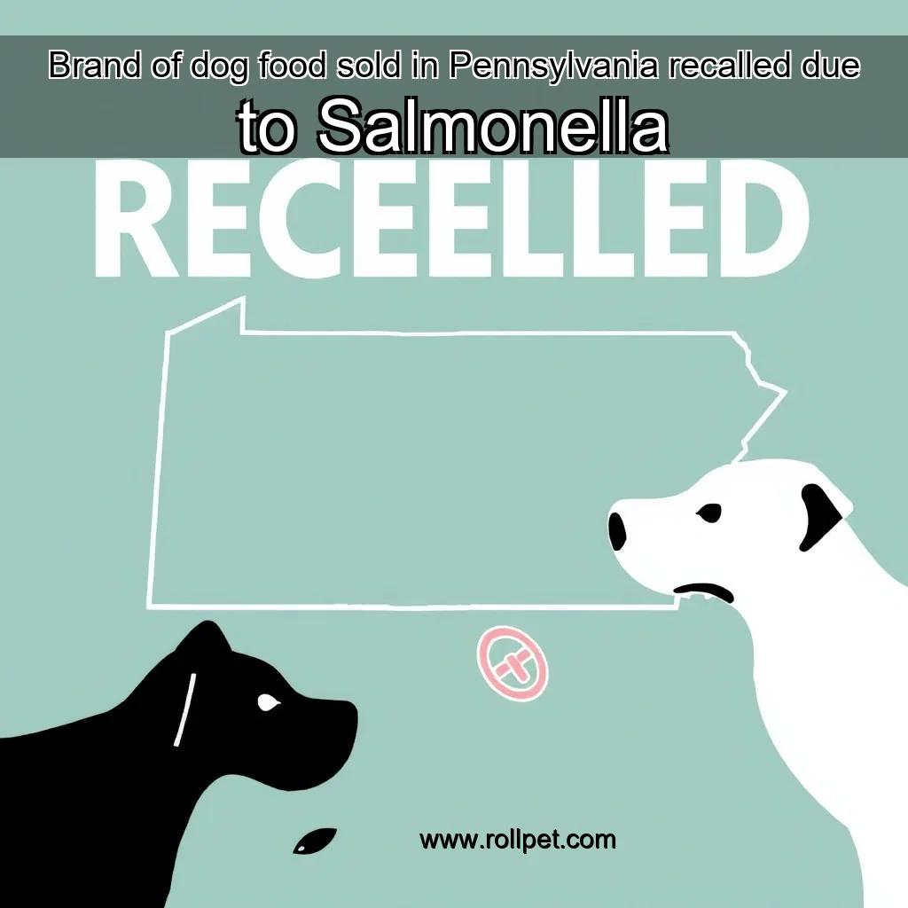 You are currently viewing Brand of dog food sold in Pennsylvania recalled due to Salmonella