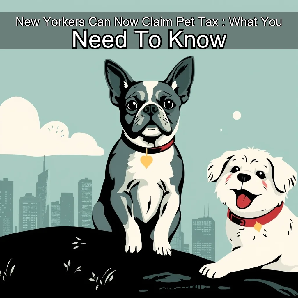 You are currently viewing New Yorkers Can Now Claim Pet Tax : What You Need To Know