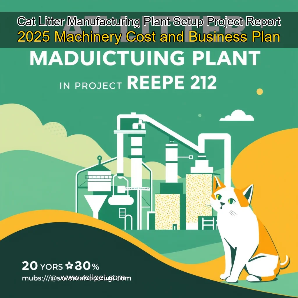 You are currently viewing Cat Litter Manufacturing Plant Setup  Project Report 2025  Machinery Cost and Business Plan