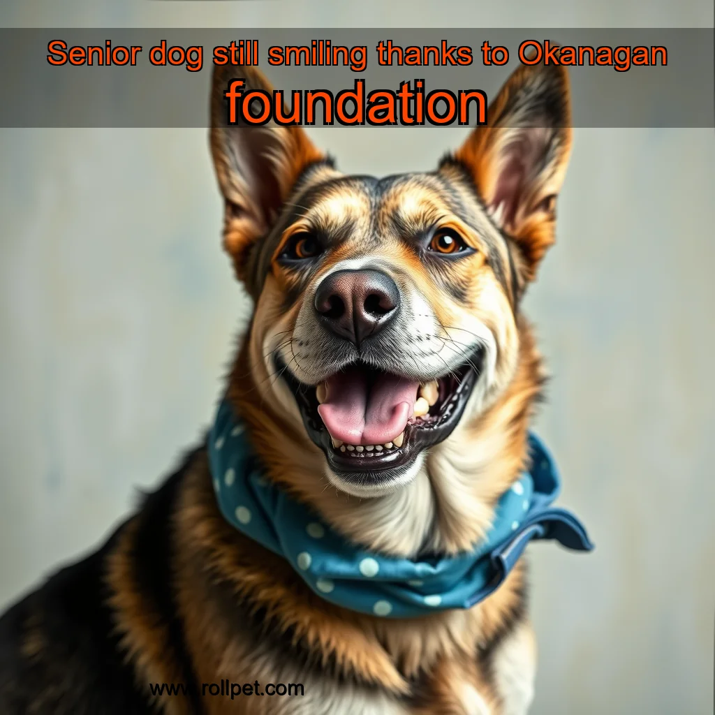 You are currently viewing Senior dog still smiling thanks to Okanagan foundation