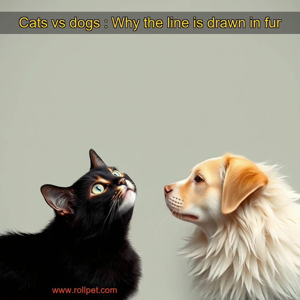 You are currently viewing Cats vs dogs : Why the line is drawn in fur