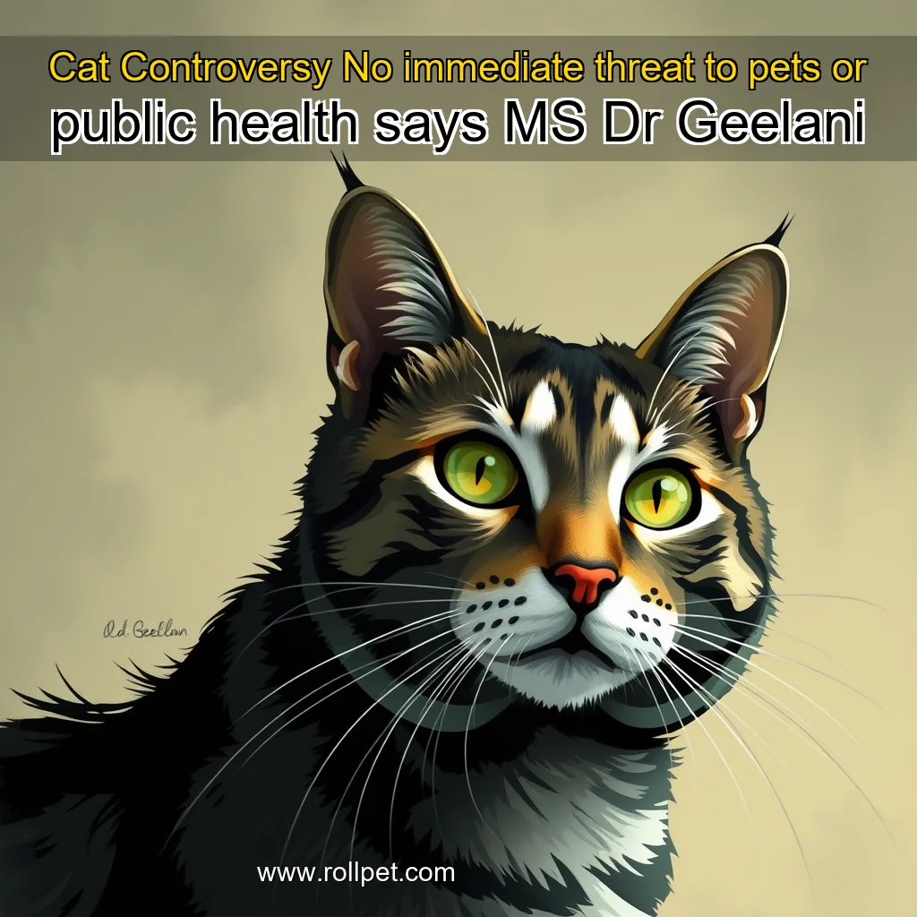 You are currently viewing Cat Controversy No immediate threat to pets or public health  says MS Dr Geelani