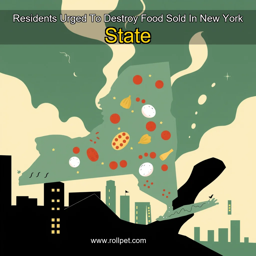 You are currently viewing Residents Urged To Destroy Food Sold In New York State