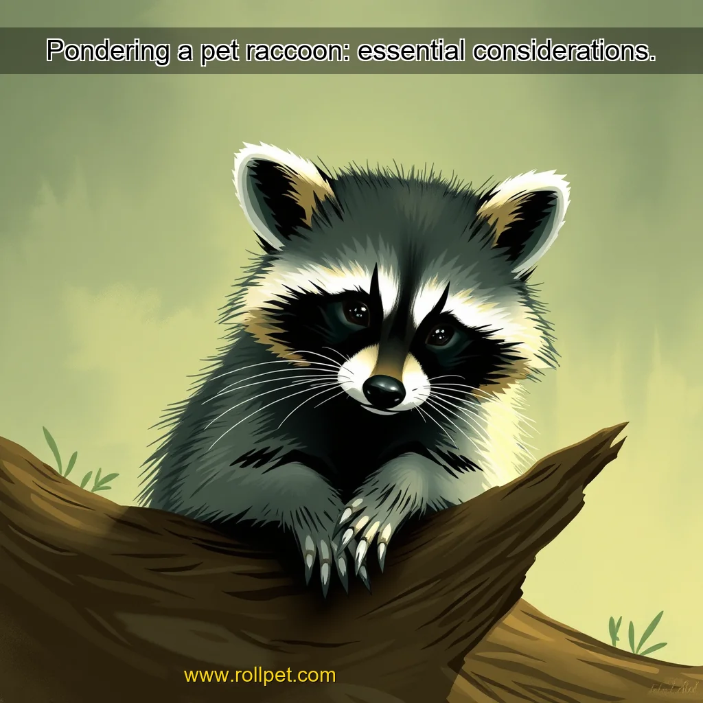 You are currently viewing Pondering a pet raccoon: essential considerations.