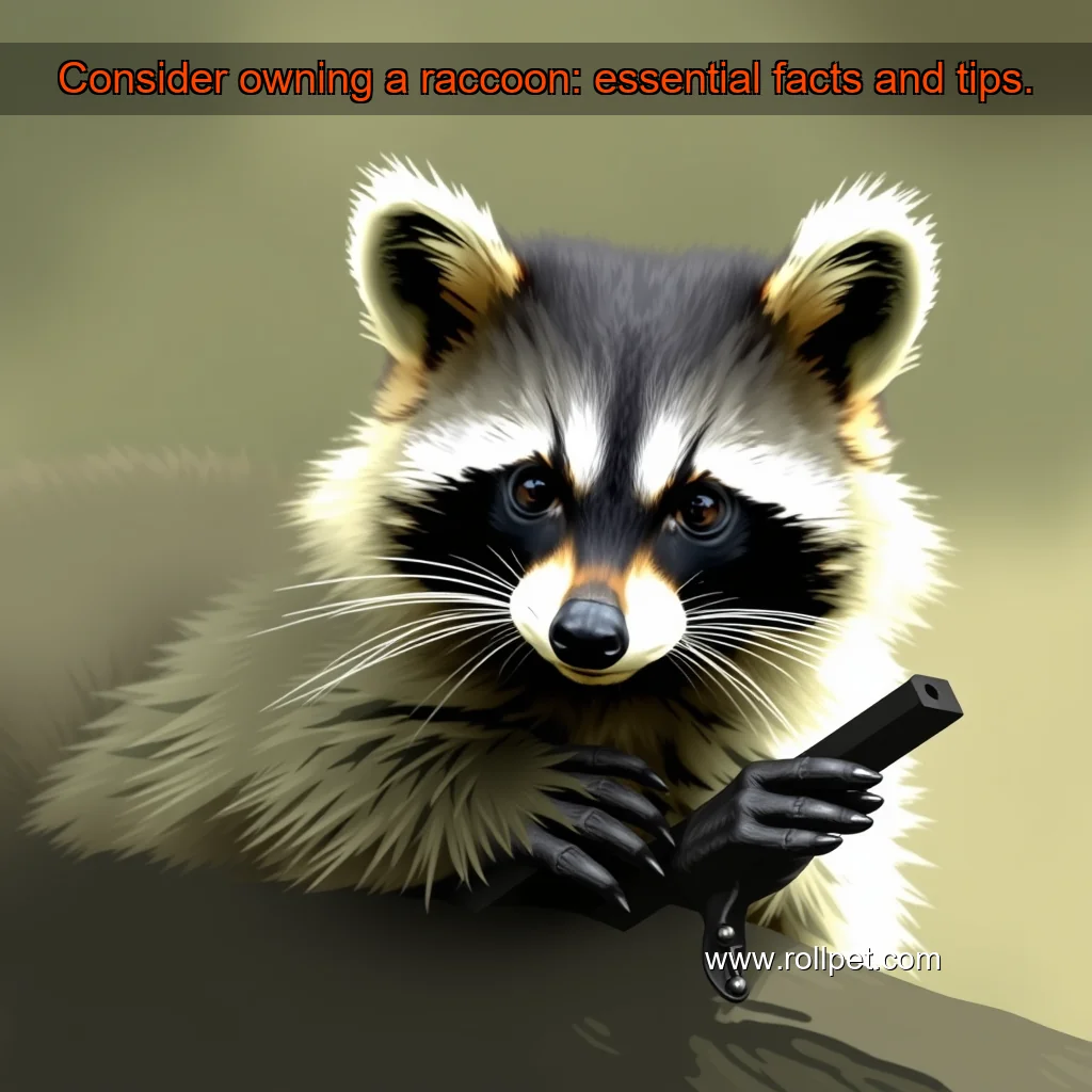 You are currently viewing Consider owning a raccoon: essential facts and tips.