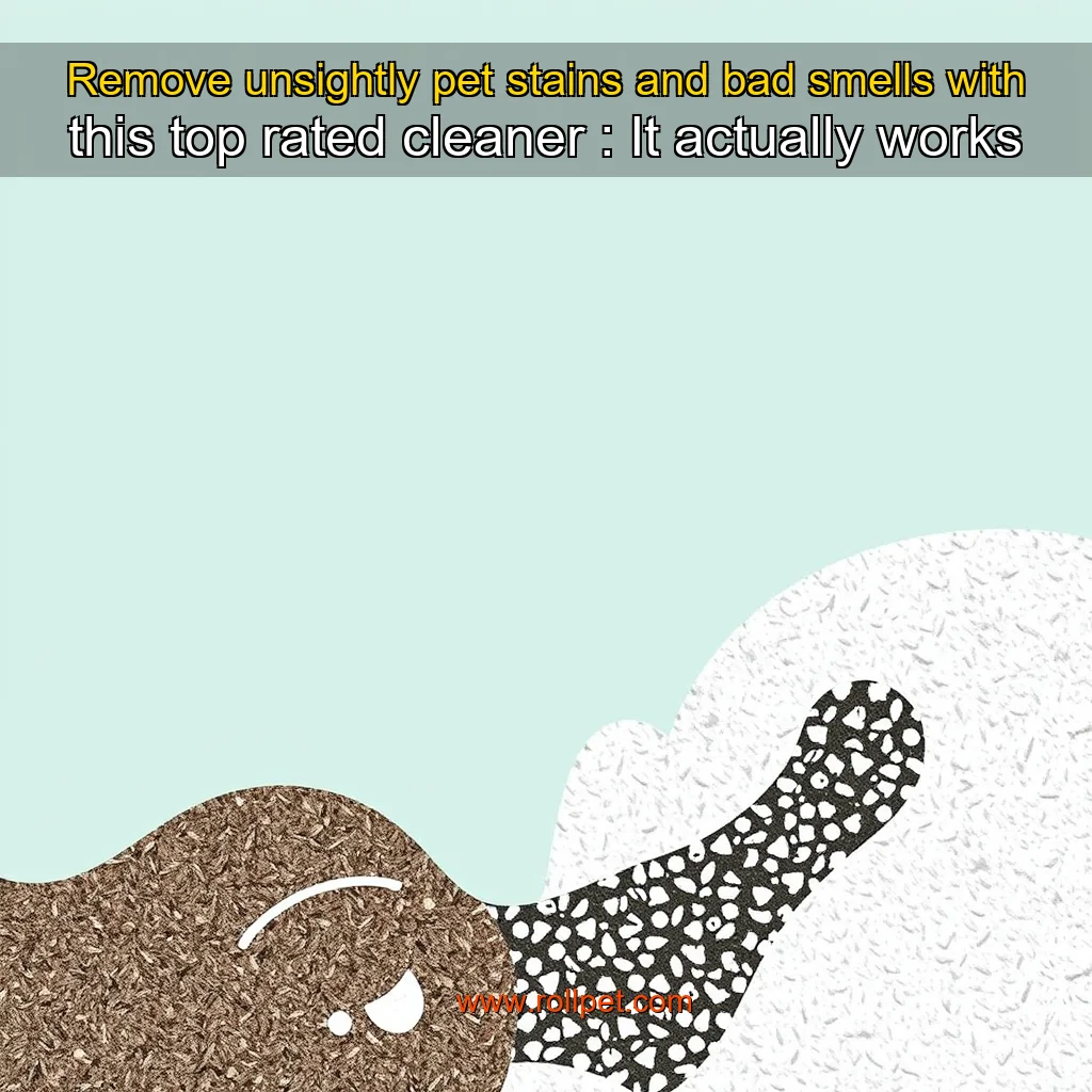 You are currently viewing Remove unsightly pet stains and bad smells with this top  rated cleaner : It actually works