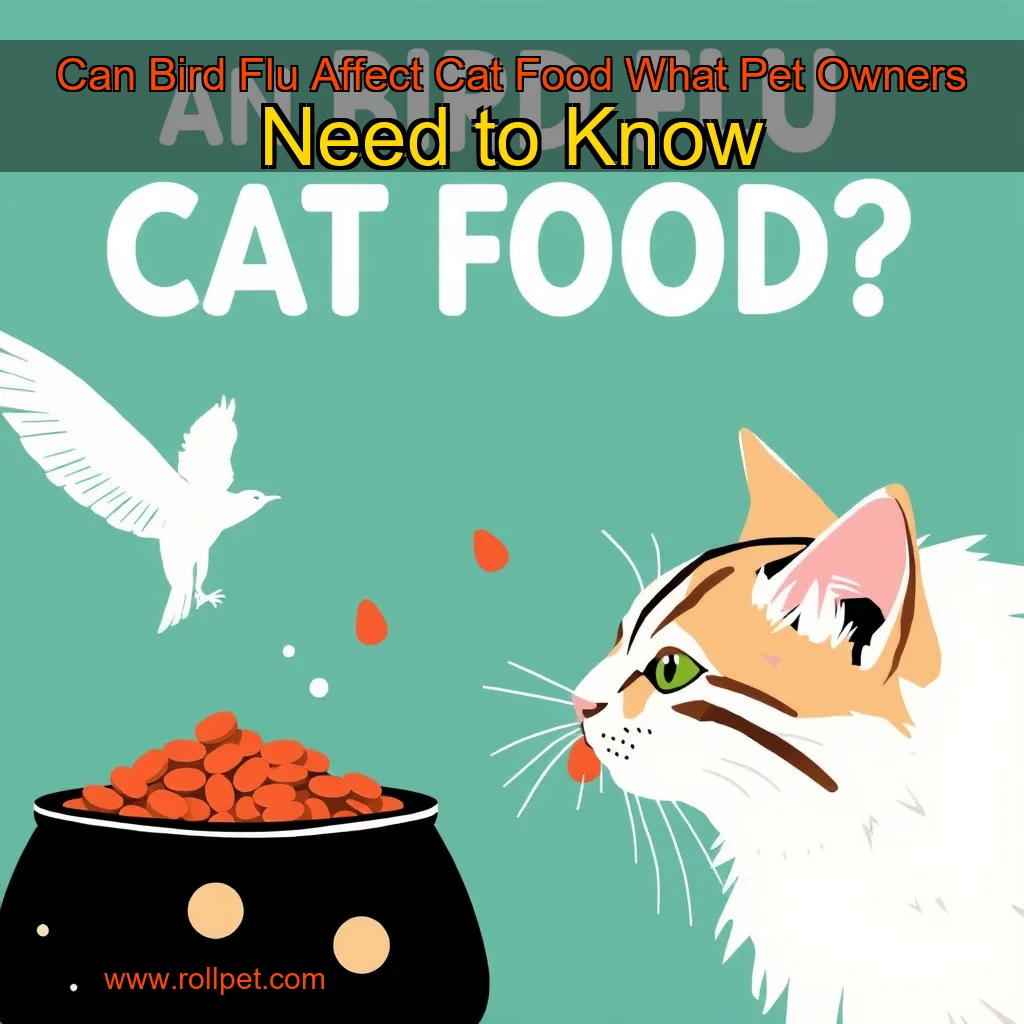 You are currently viewing Can Bird Flu Affect Cat Food  What Pet Owners Need to Know