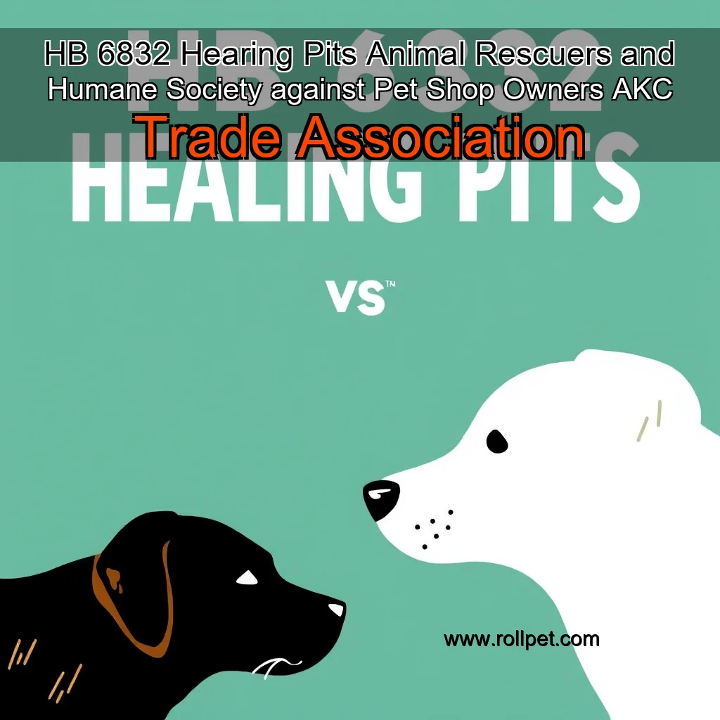 You are currently viewing HB 6832 Hearing Pits Animal Rescuers and Humane Society against Pet Shop Owners  AKC  Trade Association