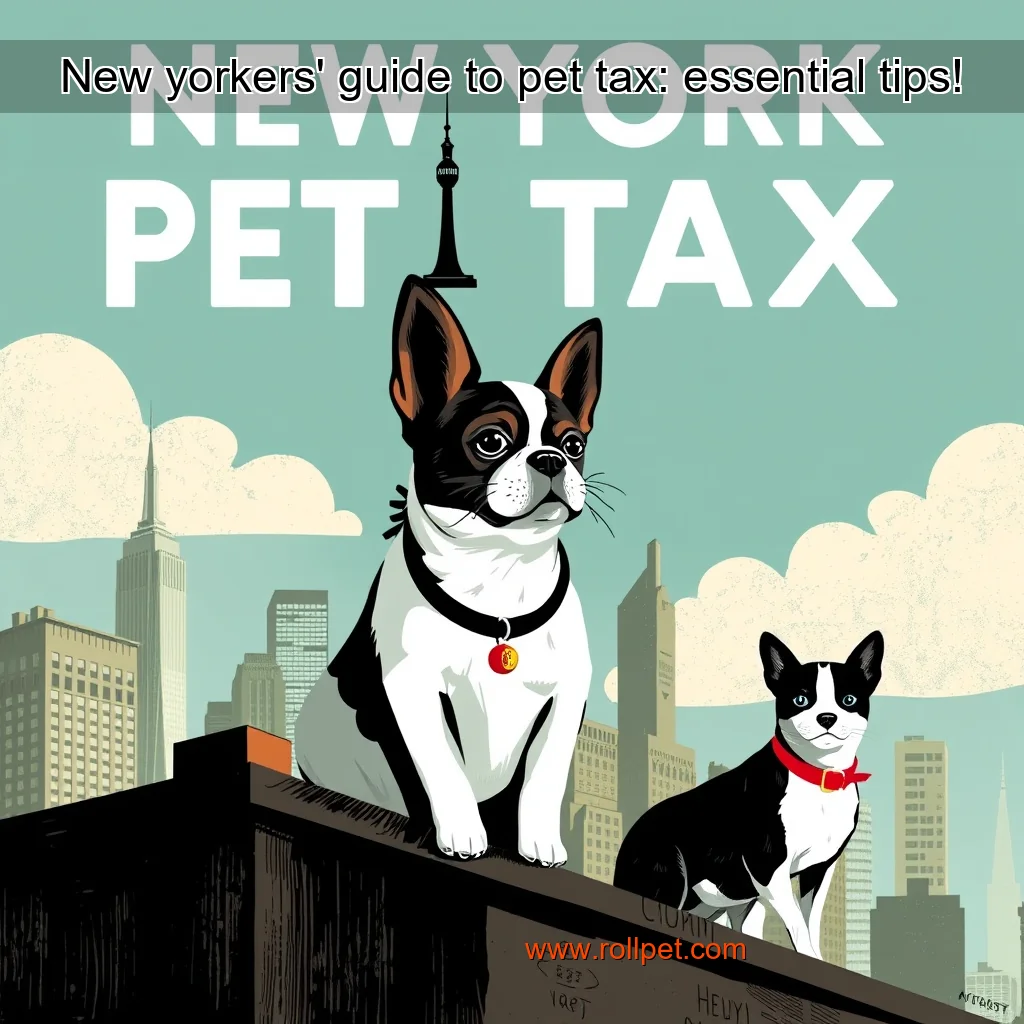 You are currently viewing New yorkers’ guide to pet tax: essential tips!