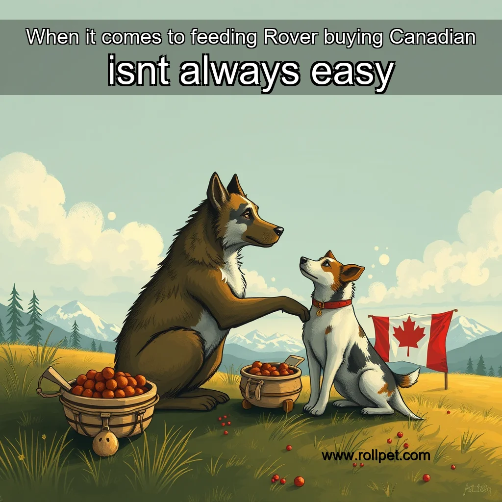 You are currently viewing When it comes to feeding Rover  buying Canadian isnt always easy