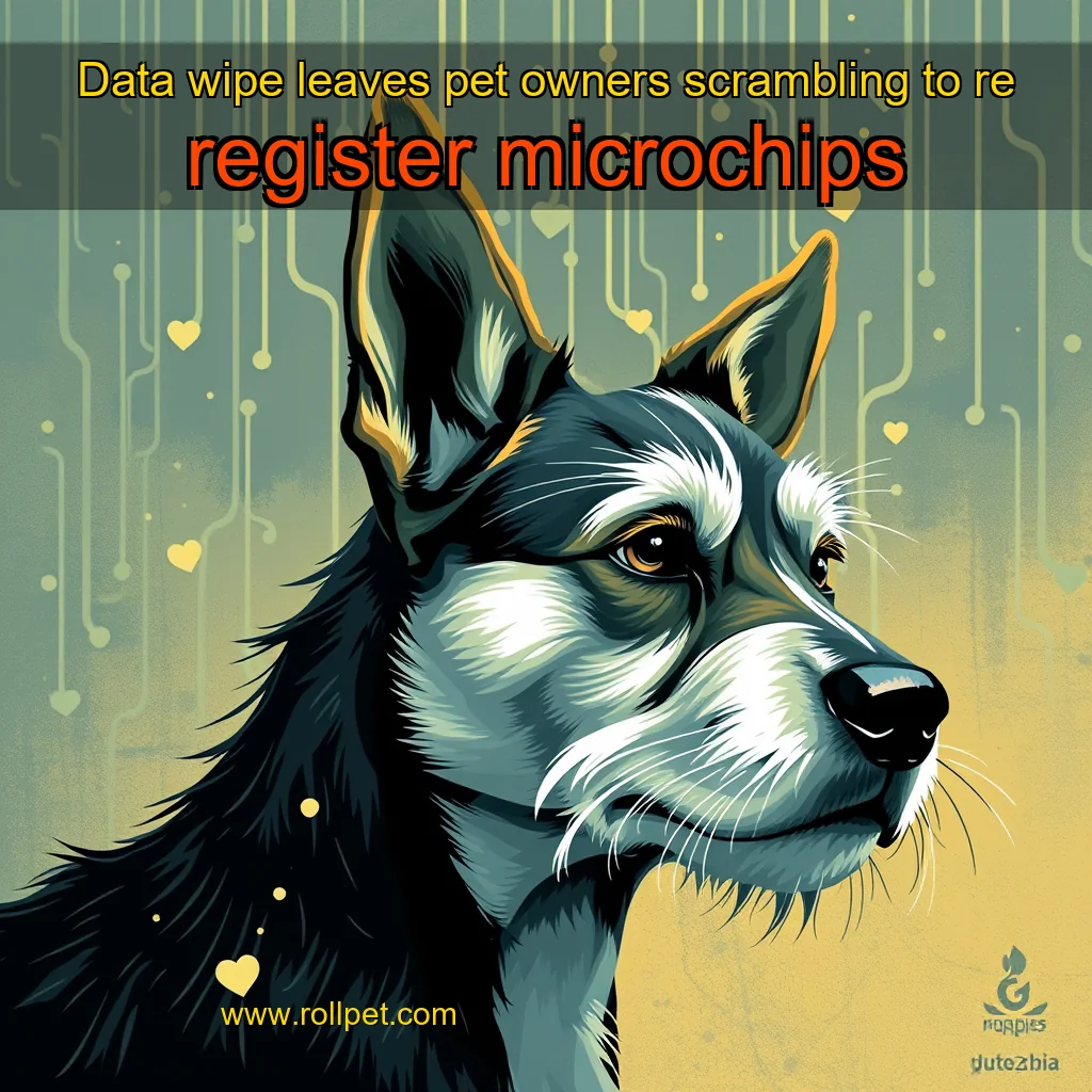 You are currently viewing Data wipe leaves pet owners scrambling to re  register microchips