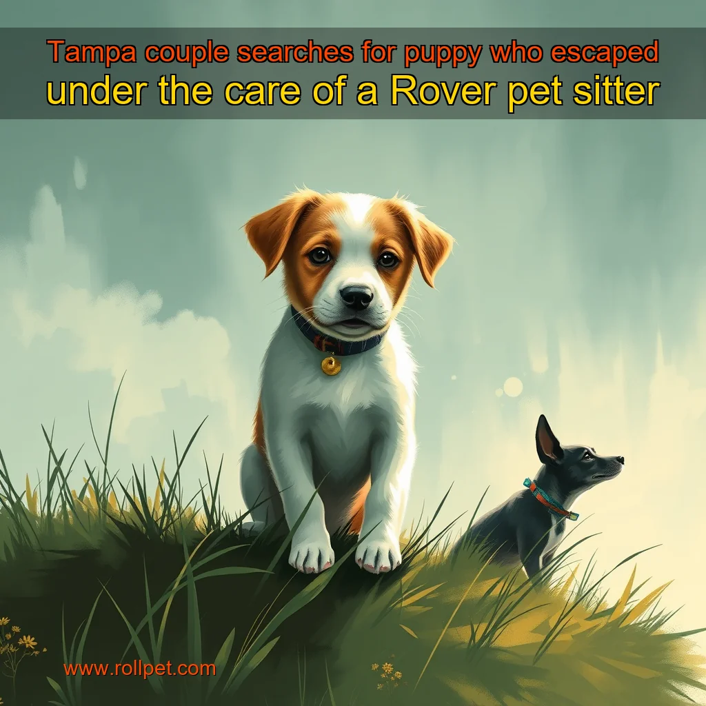 You are currently viewing Tampa couple searches for puppy who escaped under the care of a Rover pet sitter