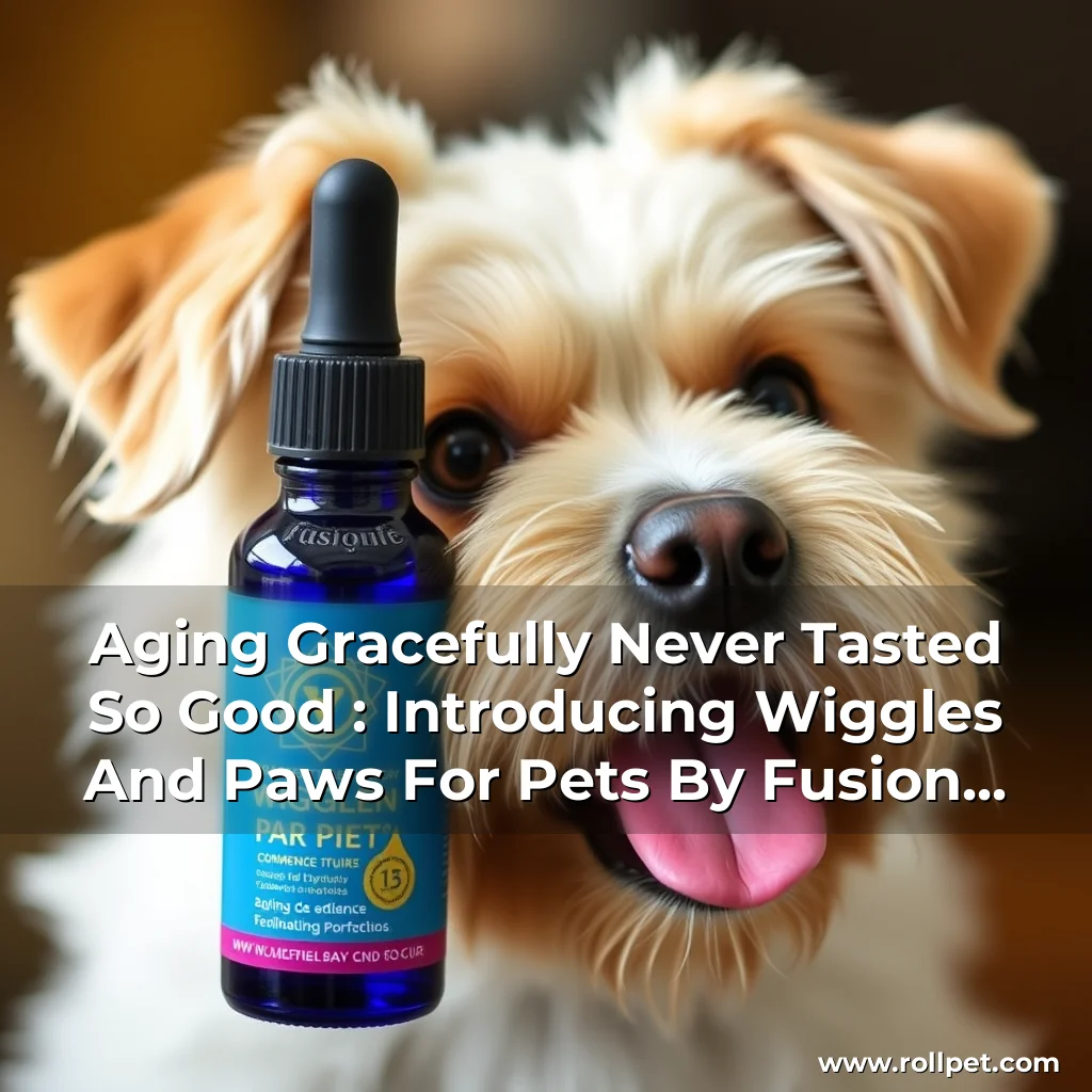 You are currently viewing Aging Gracefully Never Tasted So Good : Introducing Wiggles And Paws For Pets By Fusion Cbd Products!