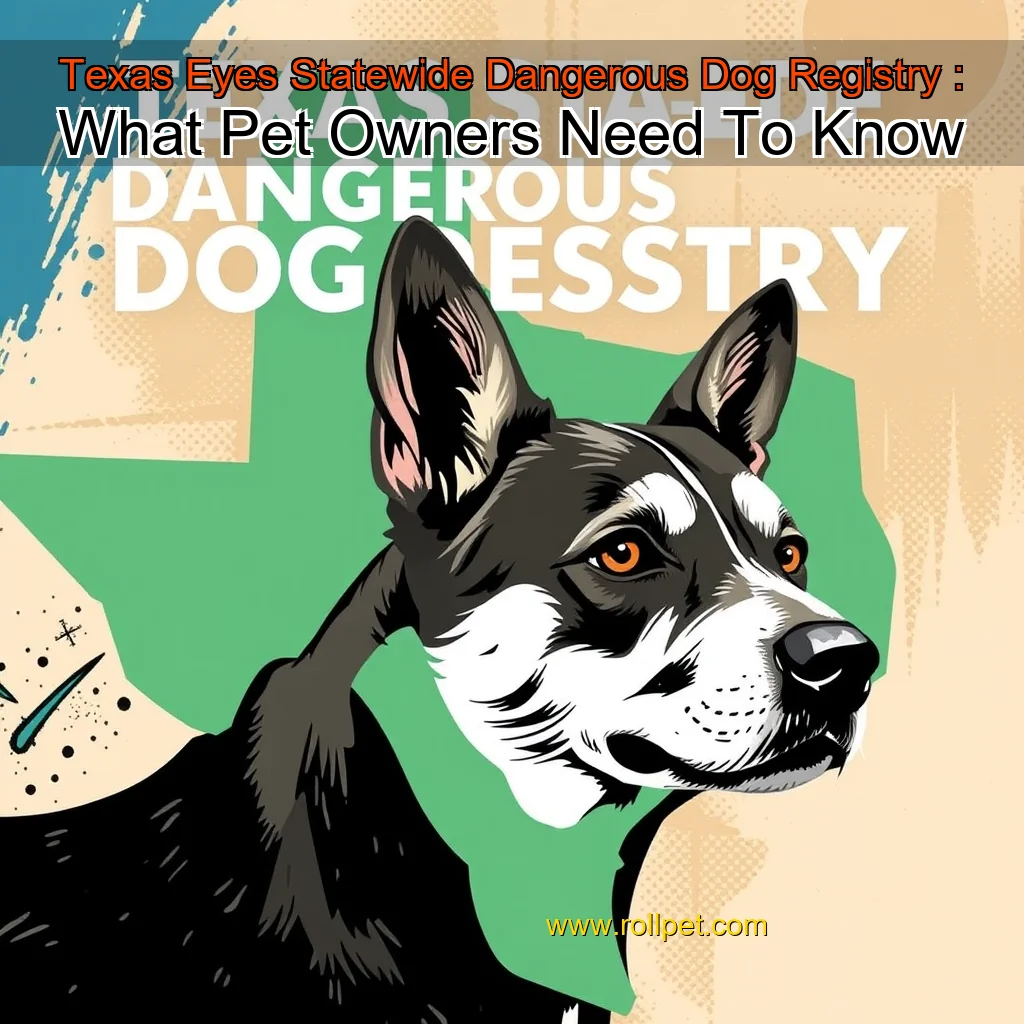 You are currently viewing Texas Eyes Statewide Dangerous Dog Registry : What Pet Owners Need To Know