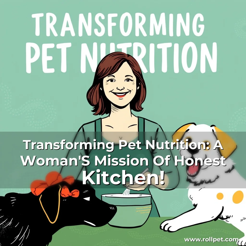 You are currently viewing Transforming Pet Nutrition: A Woman’S Mission Of Honest Kitchen!