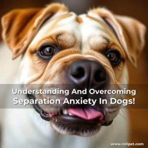 Artistic representation for Understanding And Overcoming Separation Anxiety In Dogs!