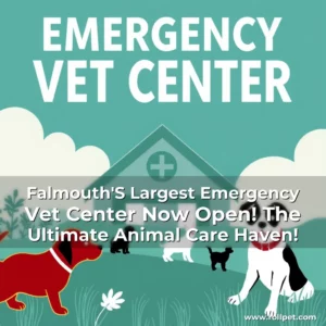 Artistic representation for Falmouth'S Largest Emergency Vet Center Now Open! The Ultimate Animal Care Haven!