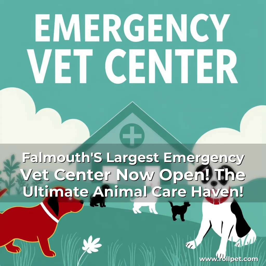 You are currently viewing Falmouth’S Largest Emergency Vet Center Now Open! The Ultimate Animal Care Haven!