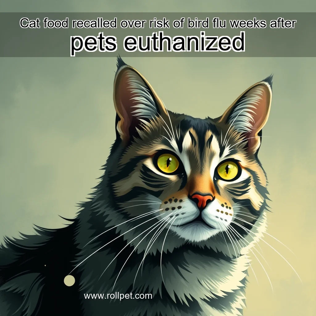 You are currently viewing Cat food recalled over risk of bird flu weeks after pets euthanized