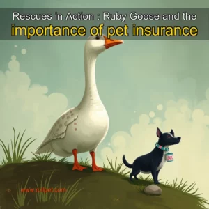 Read more about the article Rescues in Action : Ruby  Goose and the importance of pet insurance