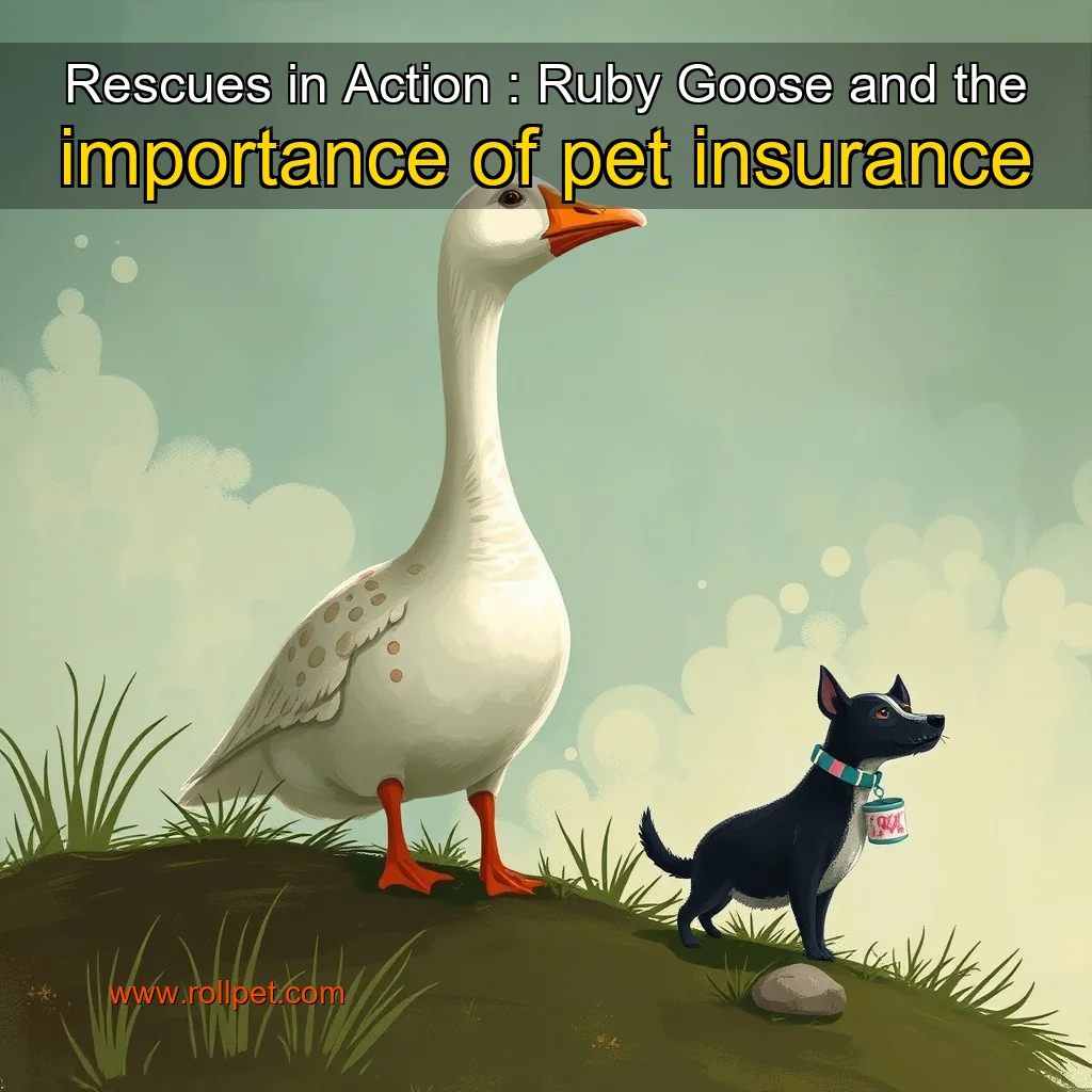 You are currently viewing Rescues in Action : Ruby  Goose and the importance of pet insurance