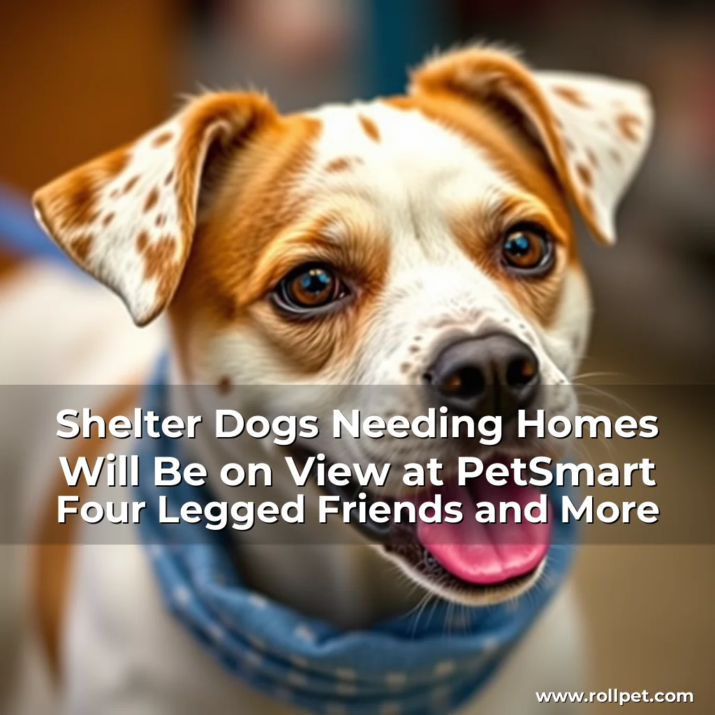 You are currently viewing Shelter Dogs Needing Homes Will Be on View at PetSmart  Four  Legged Friends and More