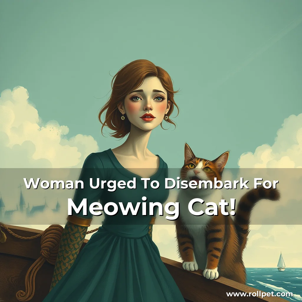 You are currently viewing Woman Urged To Disembark For Meowing Cat!