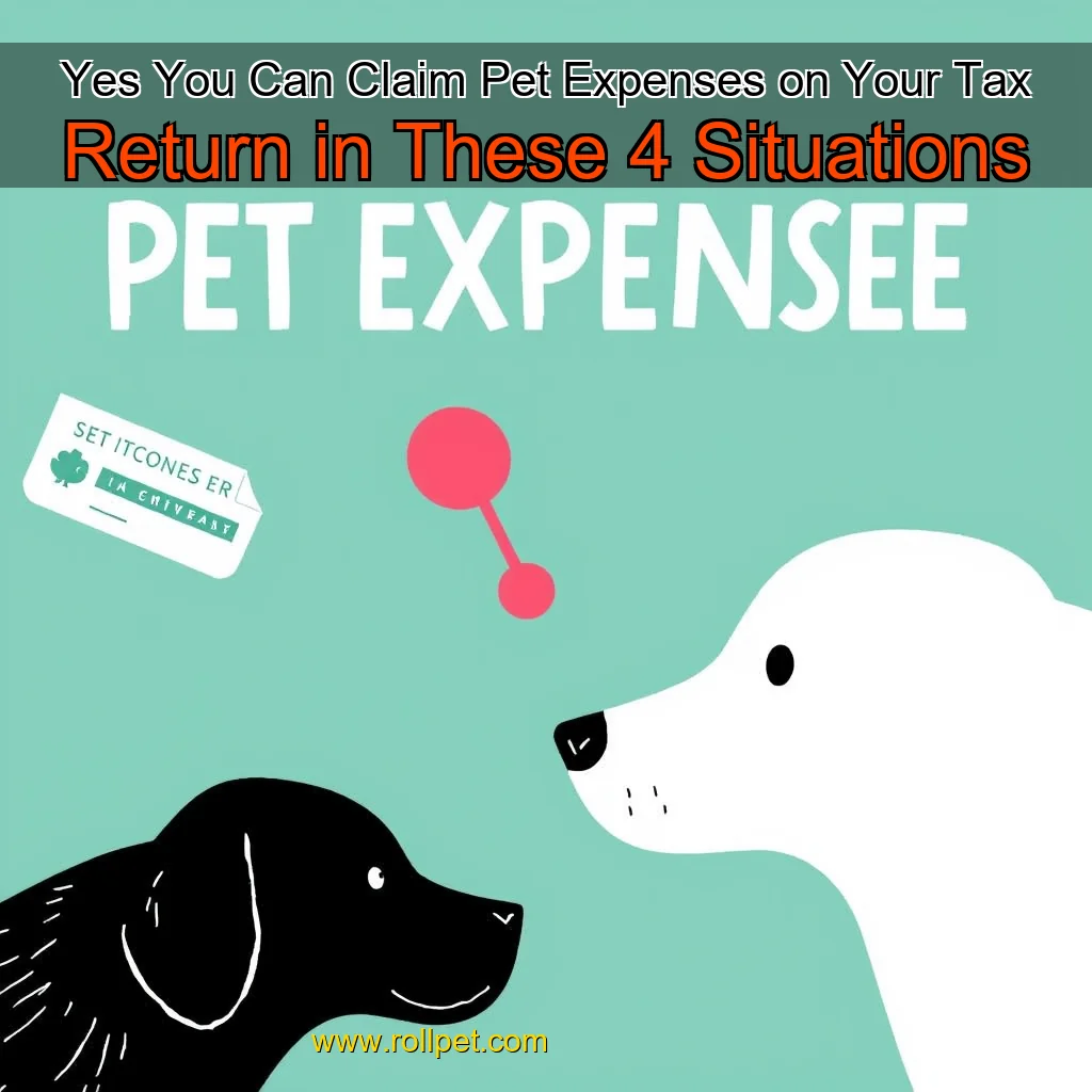 You are currently viewing Yes  You Can Claim Pet Expenses on Your Tax Return in These 4 Situations