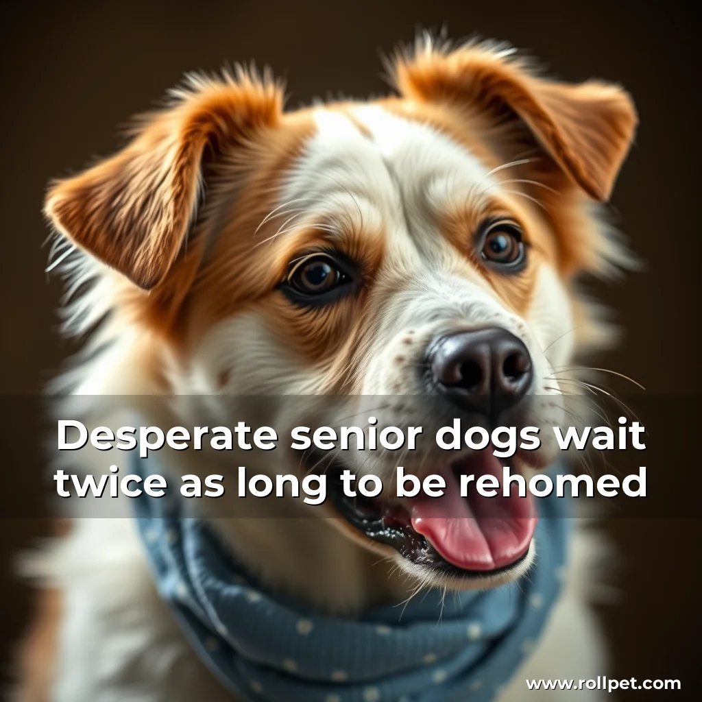 You are currently viewing Desperate senior dogs wait twice as long to be rehomed