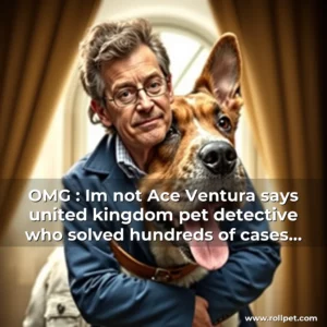 Artistic representation for OMG : Im not Ace Ventura says united kingdom pet detective who solved hundreds of cases including dog taken as collateral by landlord