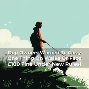 Read more about the article Dog Owners Warned To Carry One Thing On Walks Or Face £100 Fine Under New Rules!