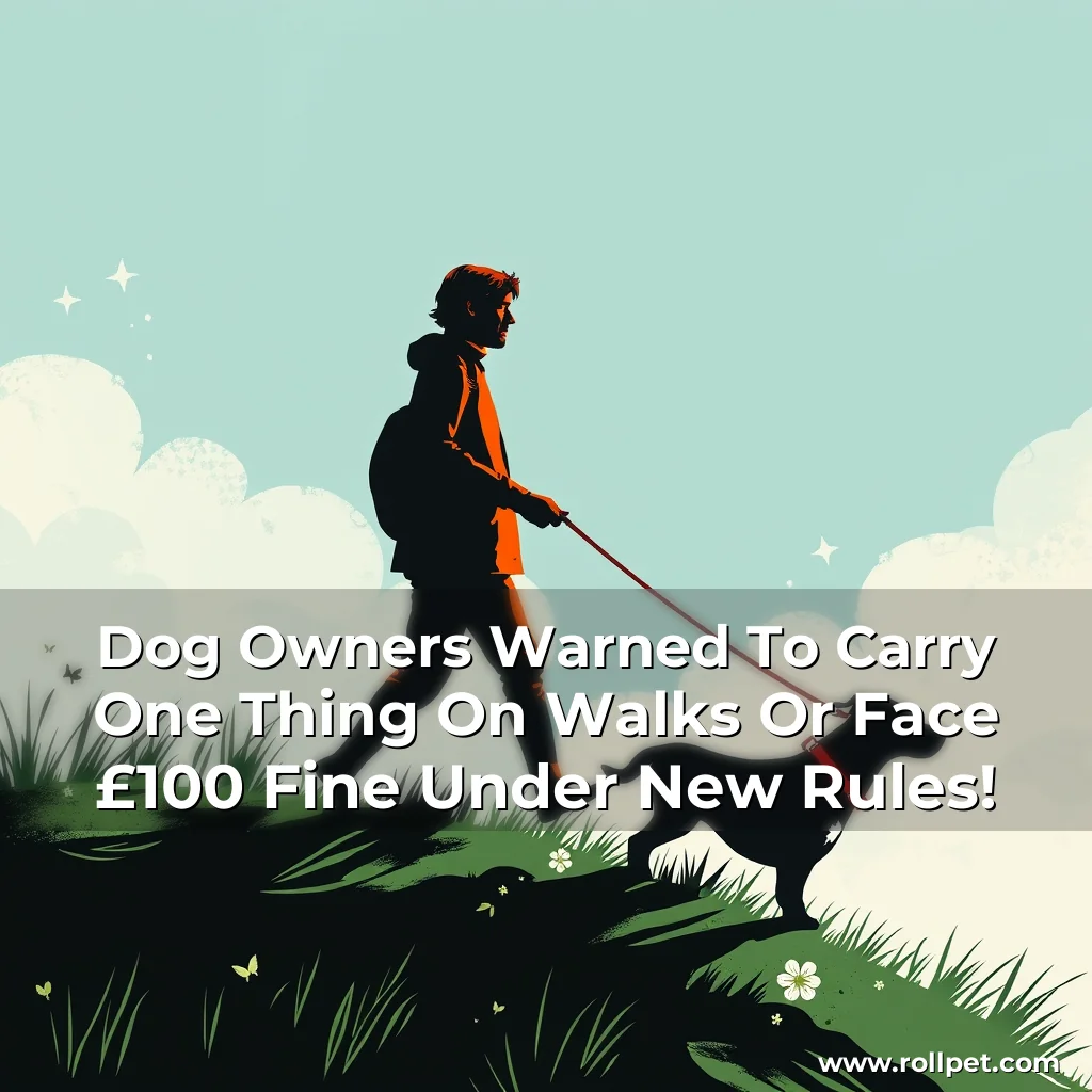 You are currently viewing Dog Owners Warned To Carry One Thing On Walks Or Face £100 Fine Under New Rules!