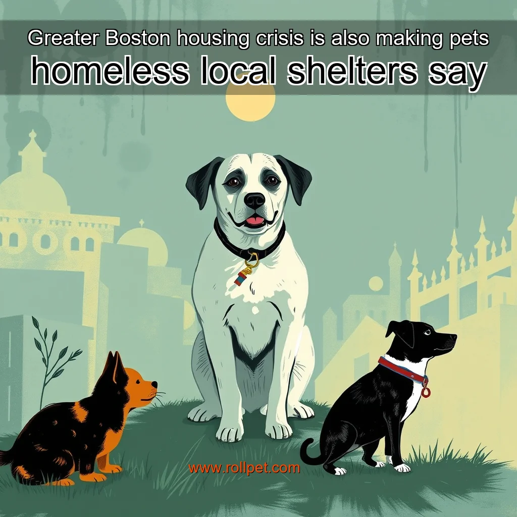You are currently viewing Greater Boston housing crisis is also making pets homeless  local shelters say