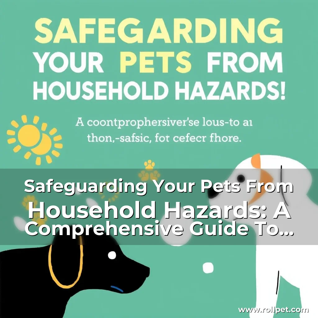 You are currently viewing Safeguarding Your Pets From Household Hazards: A Comprehensive Guide To Non-Toxic Cleaners!