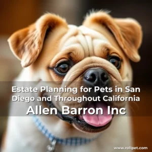 Artistic representation for Estate Planning for Pets in San Diego and Throughout California Allen Barron Inc