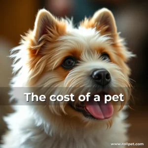Artistic representation for The cost of a pet