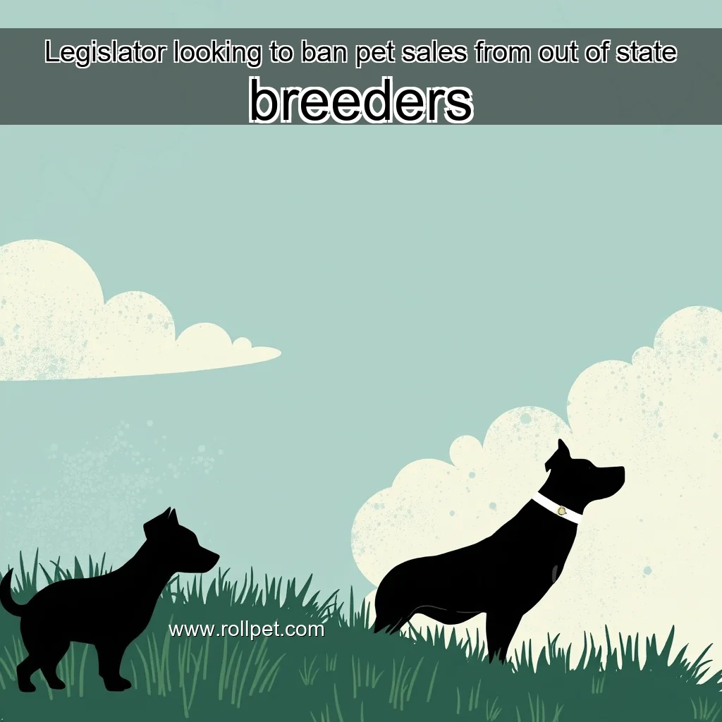 You are currently viewing Legislator looking to ban pet sales from out  of  state breeders
