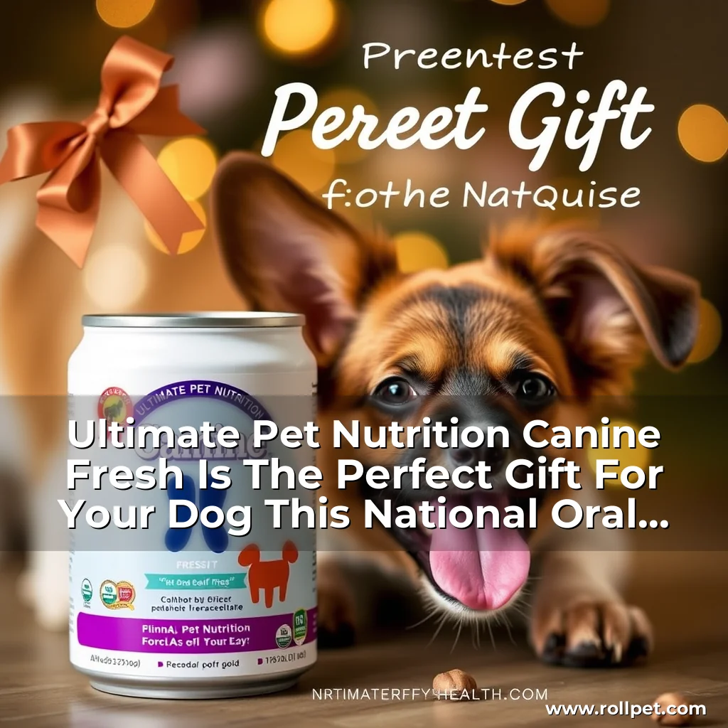 You are currently viewing Ultimate Pet Nutrition Canine Fresh Is The Perfect Gift For Your Dog This National Oral Health Day