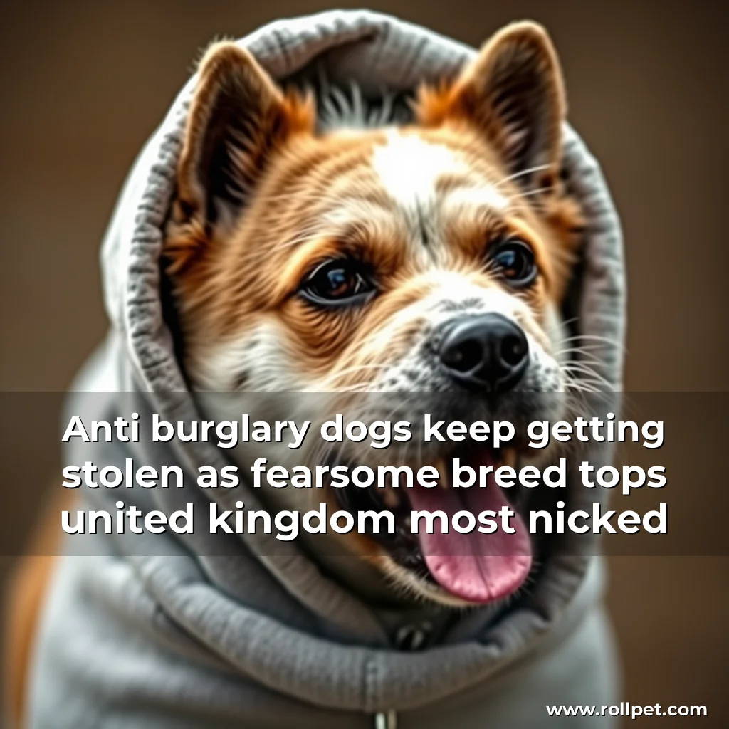 You are currently viewing Anti  burglary dogs keep getting stolen as fearsome breed tops united kingdom most nicked
