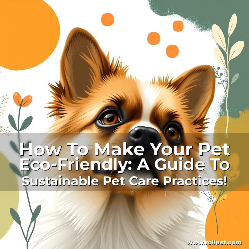 You are currently viewing How To Make Your Pet Eco-Friendly: A Guide To Sustainable Pet Care Practices!