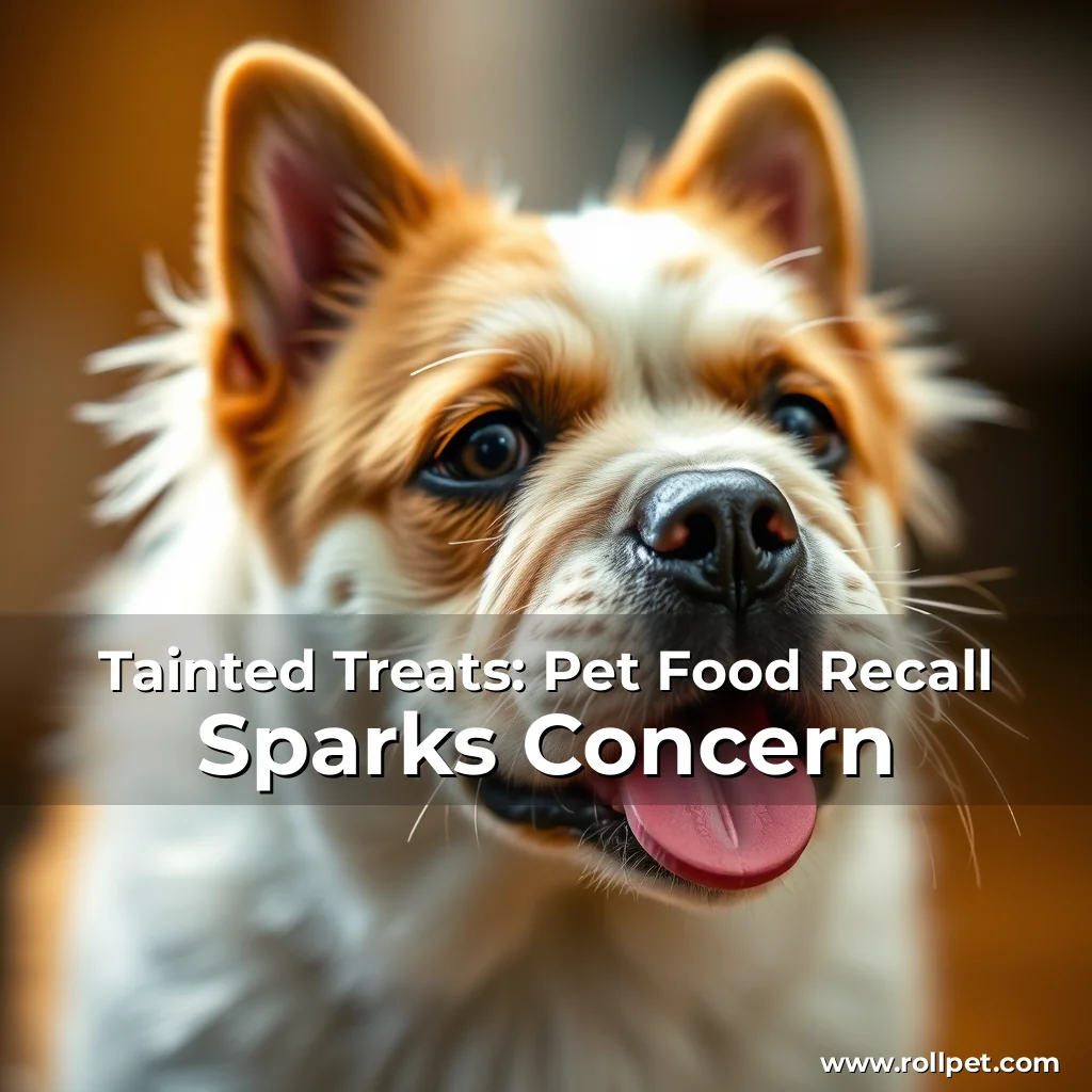 You are currently viewing Tainted Treats: Pet Food Recall Sparks Concern
