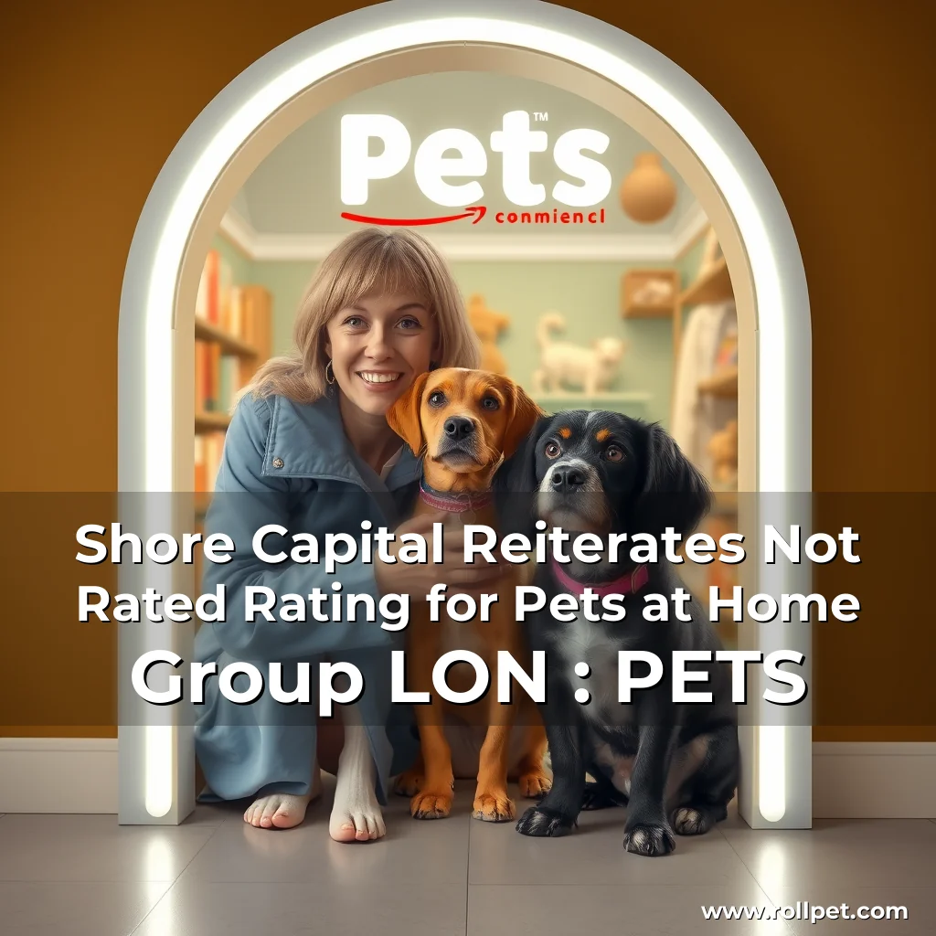 You are currently viewing Shore Capital Reiterates Not Rated Rating for Pets at Home Group  LON : PETS